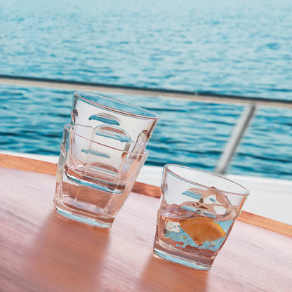 Ahoy Tumbler Set of 4 Glasses