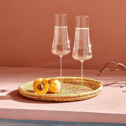 Stem Zero Volcano  Champagne Glass