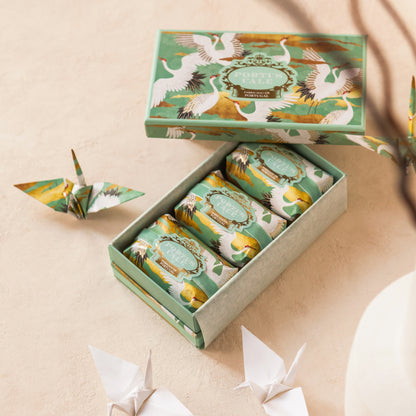 White Crane Aromatic Soap Gift Set ( 3 x 150g )