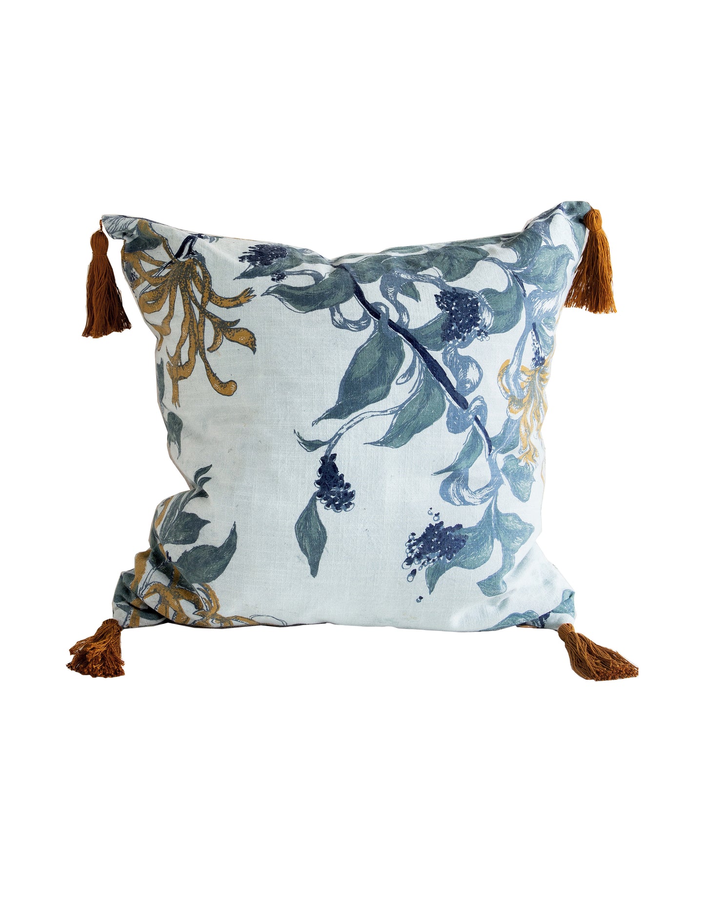 Snip Floral Throw Pillow Cover