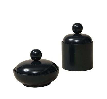 Bleu Marin Modern Bauhaus Dresser Cannisters