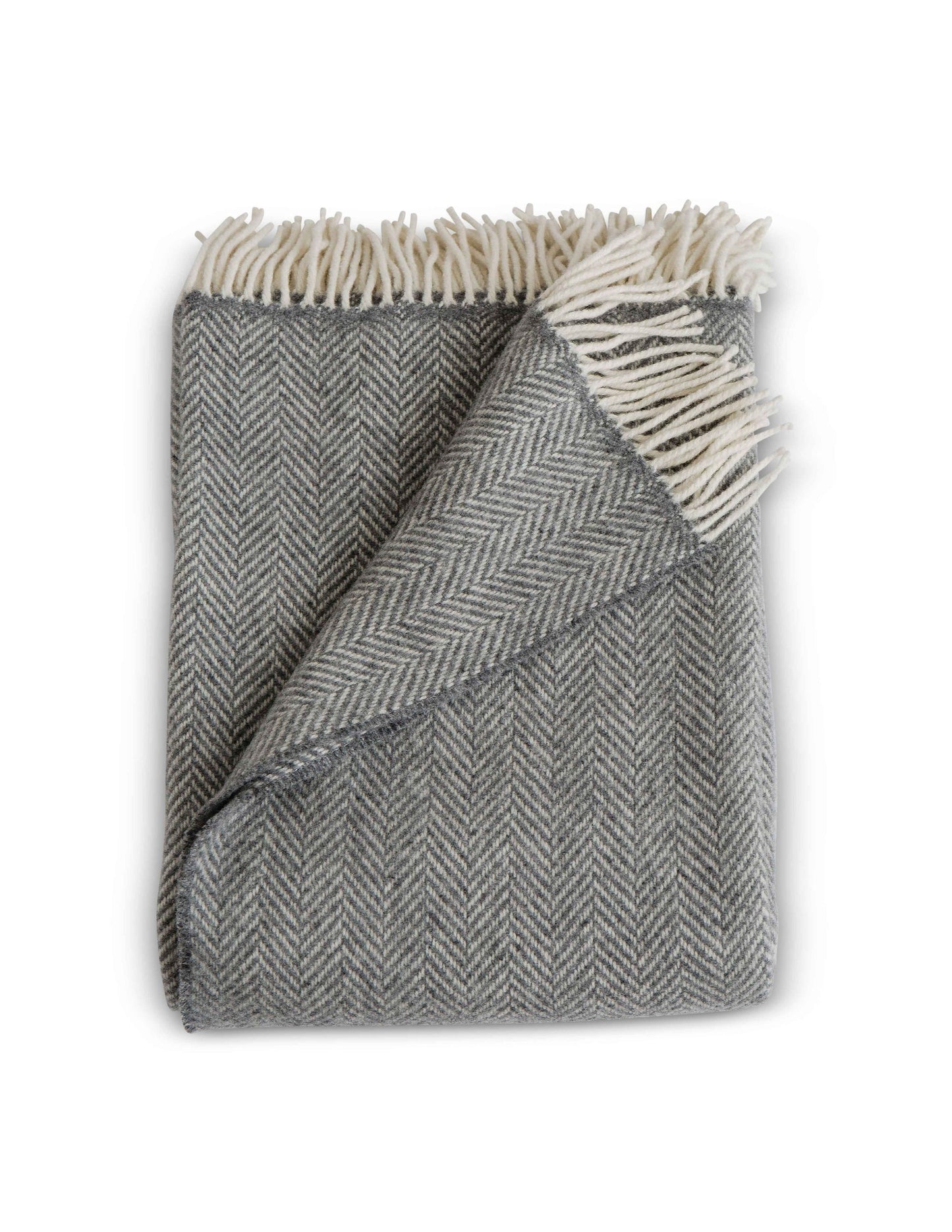 Herringbone With Cashmere Throw