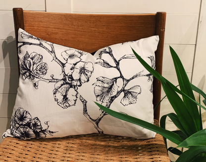 Beguiling Blooms Throw Pillow Cover